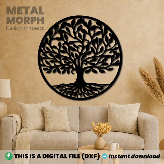 Tree of Life Wall Art, DXF File for CNC