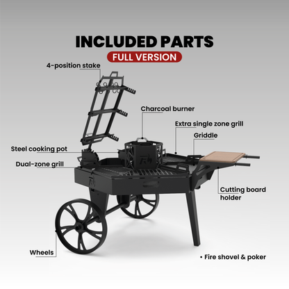 BBQ Fire Pit Station | DXF Files for CNC