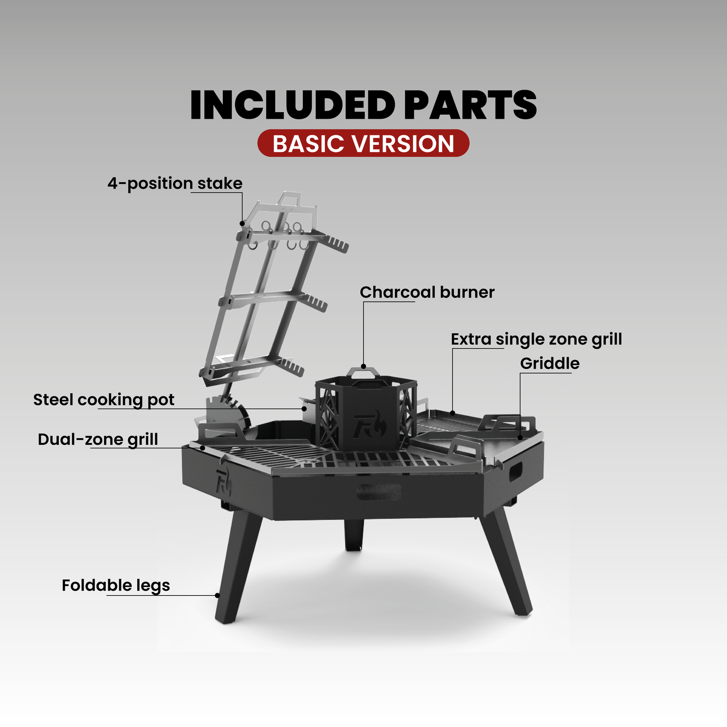 BBQ Fire Pit Station | DXF Files for CNC