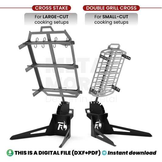 Outdoor Grill Combo, DXF+PDF Files for CNC