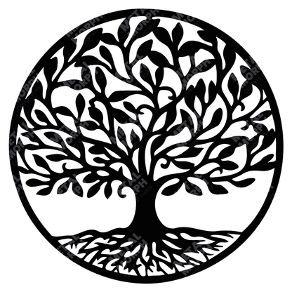 Tree of Life Wall Art, DXF File for CNC
